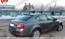 4 649 р. Козырёк на заднее стекло RS Skoda Octavia A7 дорестайлинг лифтбэк (2012-2017) (Неокрашенный)  с доставкой в г. Майкоп. Увеличить фотографию 6