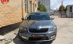 1 149 р. Комплект ресничек на фары Sport Skoda Octavia A7 дорестайлинг лифтбэк (2012-2017) (Неокрашенные)  с доставкой в г. Майкоп. Увеличить фотографию 2