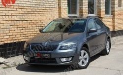 1 149 р. Комплект ресничек на фары Sport Skoda Octavia A7 дорестайлинг лифтбэк (2012-2017) (Неокрашенные)  с доставкой в г. Майкоп. Увеличить фотографию 3