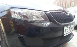 1 299 р. Сетка (для комплектации Active) на бампер Russtal (черная) Skoda Octavia A7 дорестайлинг лифтбэк (2012-2017)  с доставкой в г. Майкоп. Увеличить фотографию 3