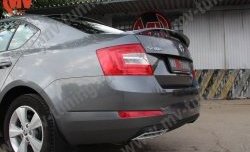 5 849 р. Спойлер RS Skoda Octavia A7 дорестайлинг лифтбэк (2012-2017) (Неокрашенный)  с доставкой в г. Майкоп. Увеличить фотографию 7