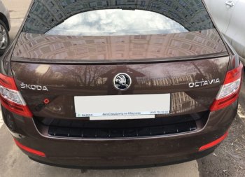 3 399 р. Лип спойлер АВТОКРАТ Skoda Octavia A7 дорестайлинг лифтбэк (2012-2017) (Неокрашенный)  с доставкой в г. Майкоп. Увеличить фотографию 3