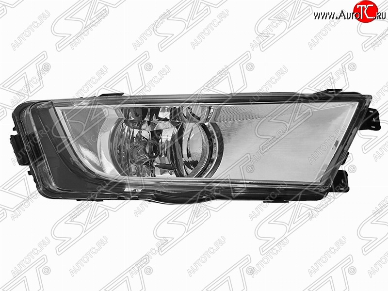 1 369 р. Правая противотуманная фара SAT (хром) Skoda Octavia A7 дорестайлинг лифтбэк (2012-2017)  с доставкой в г. Майкоп