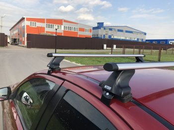 2 499 р. Комплект опор для поперечин Inter  Skoda Octavia  A7 (2012-2020) дорестайлинг лифтбэк, рестайлинг лифтбэк  с доставкой в г. Майкоп. Увеличить фотографию 4