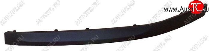399 р. Левый молдинг на передний бампер (до рестайлинг) SAT  Skoda Octavia  A5 (2004-2008) дорестайлинг лифтбэк, дорестайлинг универсал (Неокрашенный)  с доставкой в г. Майкоп