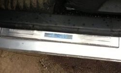2 599 р. Накладки на порожки автомобиля CT v2 Skoda Octavia A5 дорестайлинг универсал (2004-2008)  с доставкой в г. Майкоп. Увеличить фотографию 2