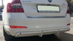 5 999 р. Накладка на задний бампер CT Skoda Octavia A7 дорестайлинг универсал (2012-2017) (Неокрашенная)  с доставкой в г. Майкоп. Увеличить фотографию 3