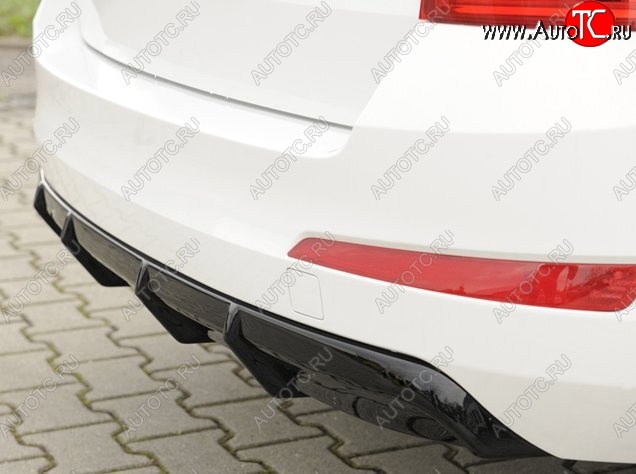 6 199 р. Накладка на задний бампер Rieger Style Skoda Octavia A7 дорестайлинг лифтбэк (2012-2017) (Неокрашенная)  с доставкой в г. Майкоп