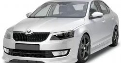 5 999 р. Пороги накладки CT Skoda Octavia A7 дорестайлинг лифтбэк (2012-2017) (Неокрашенные)  с доставкой в г. Майкоп. Увеличить фотографию 2