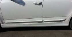 5 999 р. Пороги накладки CT Skoda Octavia A7 дорестайлинг лифтбэк (2012-2017) (Неокрашенные)  с доставкой в г. Майкоп. Увеличить фотографию 5