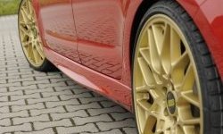 6 999 р. Пороги накладки R-Style Skoda Octavia A7 дорестайлинг лифтбэк (2012-2017) (Неокрашенные)  с доставкой в г. Майкоп. Увеличить фотографию 2
