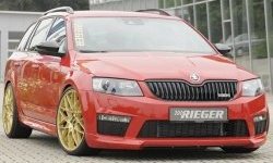 6 999 р. Пороги накладки R-Style Skoda Octavia A7 дорестайлинг лифтбэк (2012-2017) (Неокрашенные)  с доставкой в г. Майкоп. Увеличить фотографию 3
