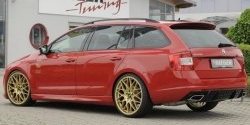 6 999 р. Пороги накладки R-Style Skoda Octavia A7 дорестайлинг лифтбэк (2012-2017) (Неокрашенные)  с доставкой в г. Майкоп. Увеличить фотографию 5