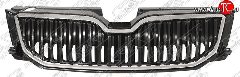 3 799 р. Решётка радиатора SAT Skoda Octavia A7 дорестайлинг лифтбэк (2012-2017) (Неокрашенная)  с доставкой в г. Майкоп