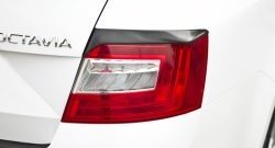 Реснички на фонари RA Skoda Octavia  A7 (2012-2020) дорестайлинг лифтбэк, рестайлинг лифтбэк