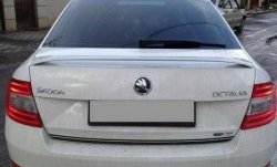 3 699 р. Лип спойлер RS Style Skoda Octavia A7 дорестайлинг лифтбэк (2012-2017) (Неокрашенный)  с доставкой в г. Майкоп. Увеличить фотографию 4