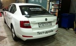 2 649 р. Спойлер LitCompany Skoda Octavia A7 дорестайлинг лифтбэк (2012-2017) (Неокрашенный)  с доставкой в г. Майкоп. Увеличить фотографию 7