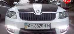 1 999 р. Вставки в нижнюю часть бампера в стиле RS Skoda Octavia A7 дорестайлинг универсал (2012-2017) (Неокрашенные)  с доставкой в г. Майкоп. Увеличить фотографию 7