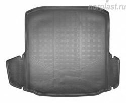 Коврик в багажник Norplast Unidec Skoda Octavia  A7 (2012-2017) дорестайлинг лифтбэк (Цвет: черный)