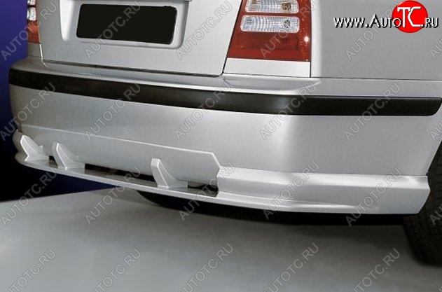 4 299 р. Накладка на задний бампер CT Skoda Octavia Tour A4 1U2 лифтбэк рестайлинг (2000-2010) (Неокрашенная)  с доставкой в г. Майкоп