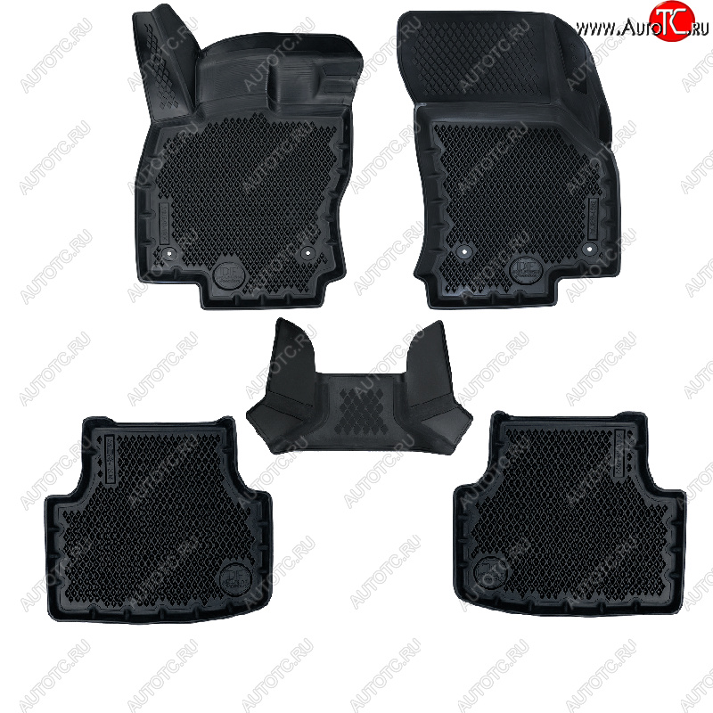 4 349 р. Коврики салона DELFORM ❞EVA 3D Premium❝ (термоэластопласт/ТЭП) Skoda Octavia A7 рестайлинг универсал (2016-2020)  с доставкой в г. Майкоп