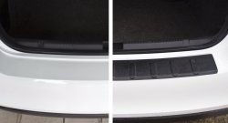 1 169 р. Защитная накладка на задний бампер RA Skoda Rapid NH3 дорестайлинг лифтбэк (2012-2017)  с доставкой в г. Майкоп. Увеличить фотографию 4