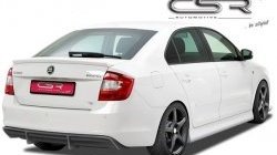 7 249 р. Пороги накладки CSR style Skoda Rapid NH1 хэтчбэк дорестайлинг (2012-2017) (Неокрашенные)  с доставкой в г. Майкоп. Увеличить фотографию 2