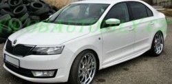 6 249 р. Пороги накладки CT Skoda Rapid NH1 хэтчбэк дорестайлинг (2012-2017) (Неокрашенные)  с доставкой в г. Майкоп. Увеличить фотографию 2