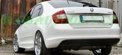 6 249 р. Пороги накладки CT Skoda Rapid NH1 хэтчбэк дорестайлинг (2012-2017) (Неокрашенные)  с доставкой в г. Майкоп. Увеличить фотографию 5