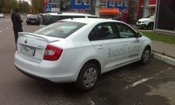 3 449 р. Спойлер Style Skoda Rapid NH3 дорестайлинг лифтбэк (2012-2017) (Неокрашенный)  с доставкой в г. Майкоп. Увеличить фотографию 3