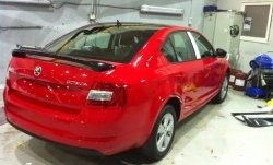 3 449 р. Спойлер Style Skoda Rapid NH3 дорестайлинг лифтбэк (2012-2017) (Неокрашенный)  с доставкой в г. Майкоп. Увеличить фотографию 4