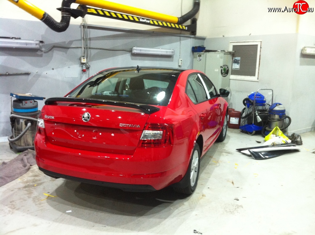 3 449 р. Спойлер Style Skoda Rapid NH3 дорестайлинг лифтбэк (2012-2017) (Неокрашенный)  с доставкой в г. Майкоп