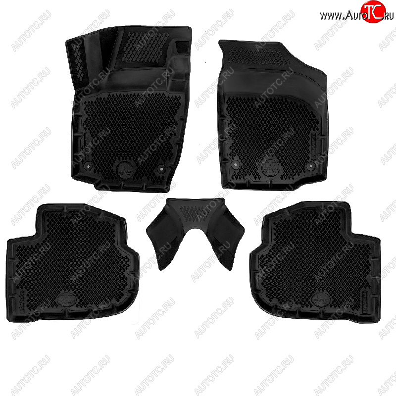 3 599 р. Коврики салона DELFORM ❞EVA 3D Premium❝ (термоэластопласт/ТЭП) Volkswagen Polo Mk6 лифтбек (2020-2022)  с доставкой в г. Майкоп