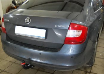 7 999 р. Фаркоп Bosal-Oris Skoda Rapid NH1 хэтчбэк рестайлинг (2015-2020)  с доставкой в г. Майкоп. Увеличить фотографию 2