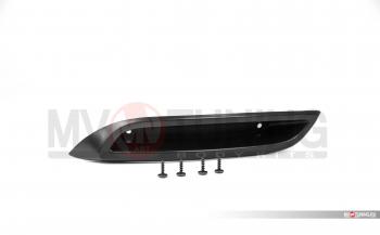 4 199 р. Имитация насадок глушителя RS Style MV-Tuning  Skoda Rapid  MK2 (2019-2025) (BLACK (чёрный глянец))  с доставкой в г. Майкоп. Увеличить фотографию 2