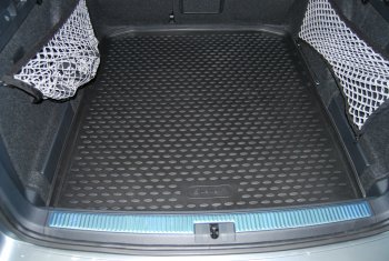 1 999 р. Коврик багажника Element (полиуретан) Skoda Superb B8 (3V) лифтбэк дорестайлинг (2015-2019) (Черный)  с доставкой в г. Майкоп. Увеличить фотографию 2