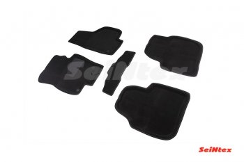 Комплект 3D ковриков в салон Seintex Skoda Superb ( B6 (3T),  B6 (3T5),  (B6) 3T) (2008-2015) лифтбэк дорестайлинг, универсал доресталийнг, лифтбэк рестайлинг, универсал рестайлинг