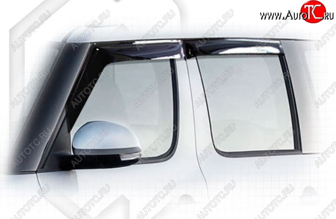 2 099 р. Дефлектора окон CA-Plastiс Skoda Yeti (2013-2018) (Classic полупрозрачный)  с доставкой в г. Майкоп