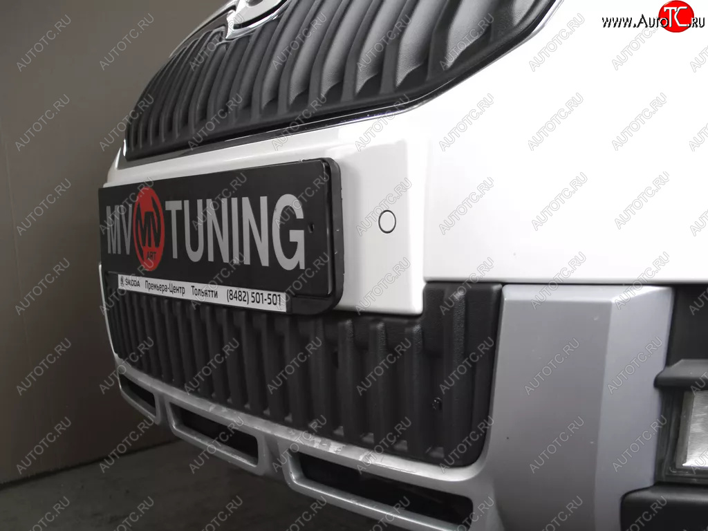 2 999 р. Заглушка воздухозаборника бампера (нижняя, OUTDOOR) MV-Tuning  Skoda Yeti (2013-2018) (Текстурная поверхность)  с доставкой в г. Майкоп