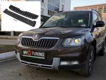 2 999 р. Заглушка воздухозаборника бампера (нижняя, OUTDOOR) MV-Tuning  Skoda Yeti (2013-2018) (Текстурная поверхность)  с доставкой в г. Майкоп. Увеличить фотографию 2