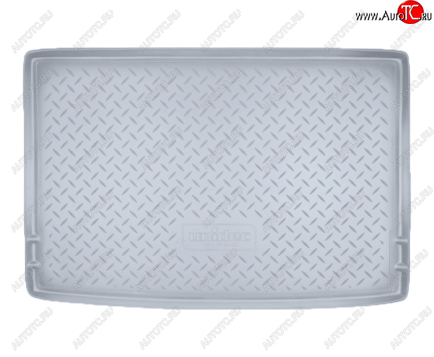 1 999 р. Коврик багажника Norplast Unidec  Skoda Yeti (2009-2018) (Цвет: серый)  с доставкой в г. Майкоп