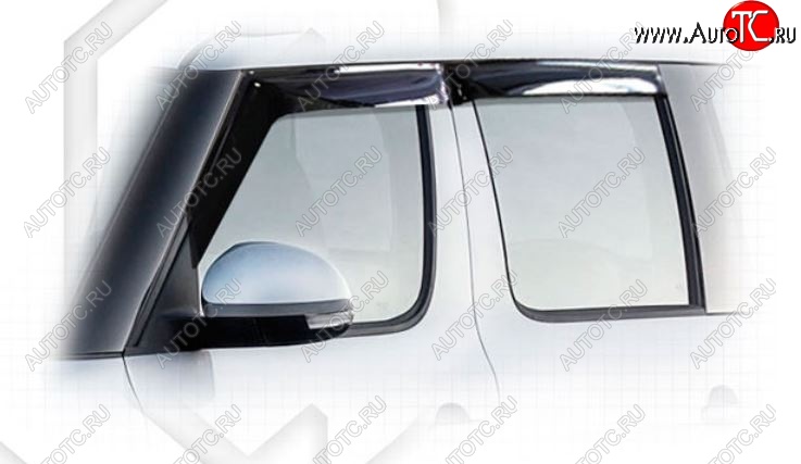 1 999 р. Дефлектора окон CA-Plastiс Skoda Yeti (2009-2013) (Classic полупрозрачный)  с доставкой в г. Майкоп