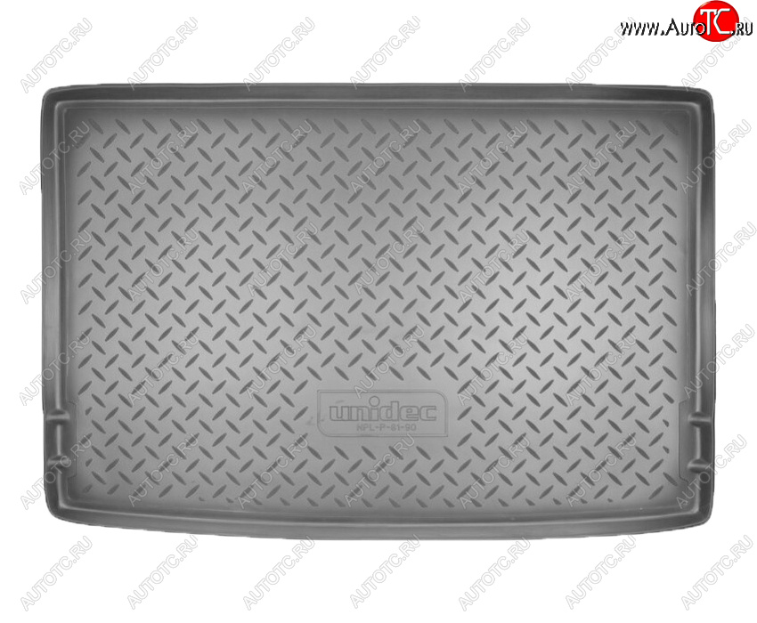 1 639 р. Коврик в багажник Norplast Unidec  Skoda Yeti (2009-2018) (Цвет: черный)  с доставкой в г. Майкоп