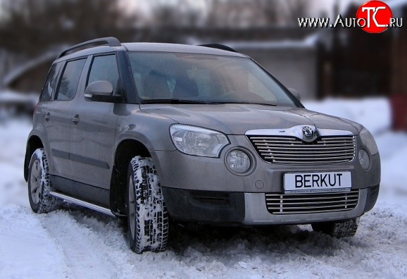 5 799 р. Декоративная вставка воздухозаборника Berkut Skoda Yeti (2009-2013)  с доставкой в г. Майкоп