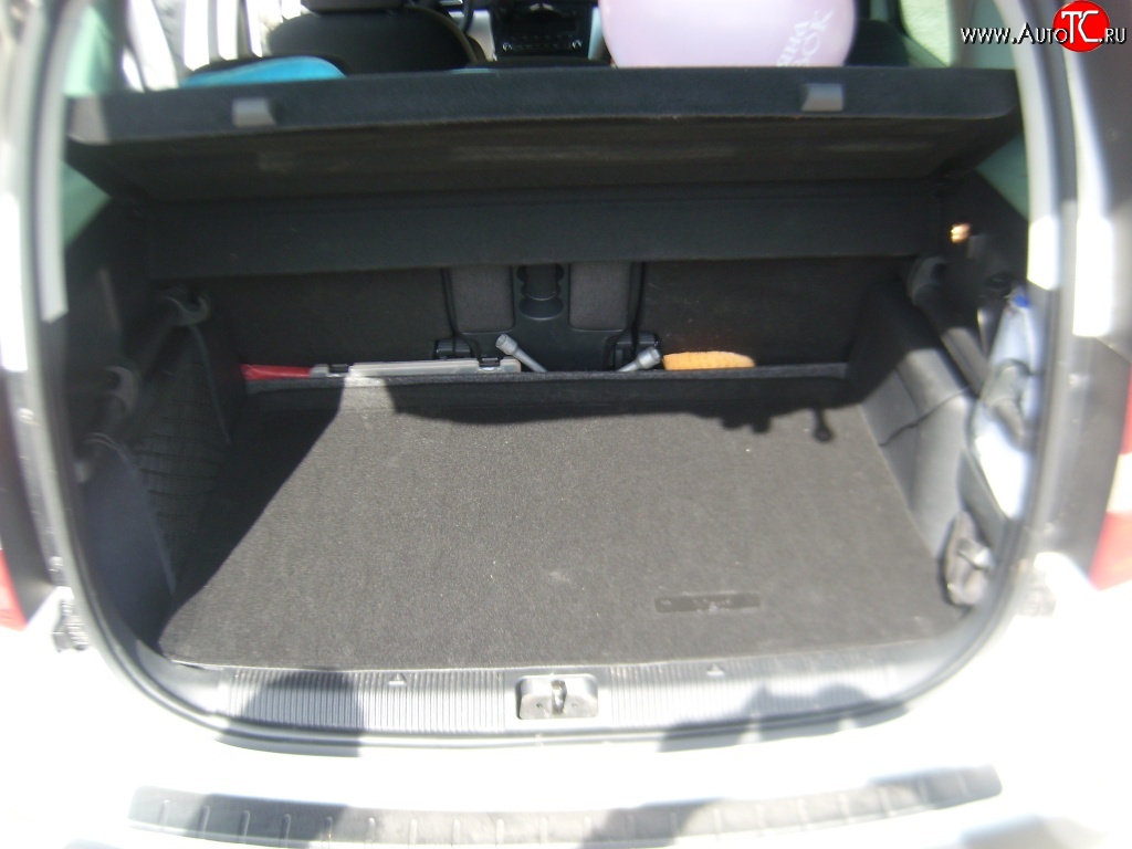 489 р. Коврик в багажник Aileron (велюр)  Skoda Yeti (2009-2013)  с доставкой в г. Майкоп