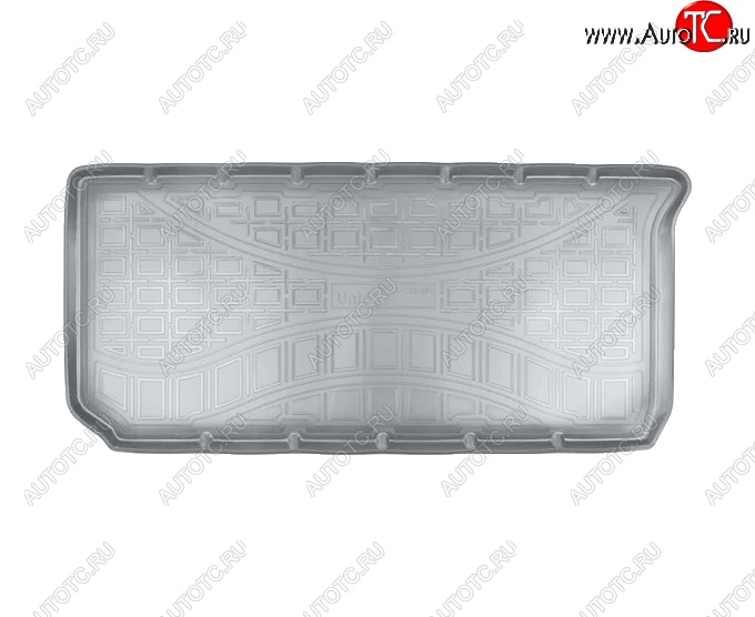 1 759 р. Коврик в багажник Norplast  Smart Fortwo  С453 (2007-2014) 2 хэтчбэк 3 дв. (Серый)  с доставкой в г. Майкоп