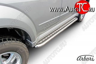 13 769 р. Защита штатных порогов с листом Arbori SSANGYONG Actyon Sport (2012-2025)  с доставкой в г. Майкоп