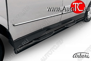 7 379 р. Защита порогов Arbori SSANGYONG Actyon Sport (2012-2025)  с доставкой в г. Майкоп