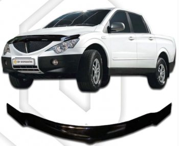 Дефлектор капота CA-Plastiс exclusive SSANGYONG Actyon  1 (2006-2010)