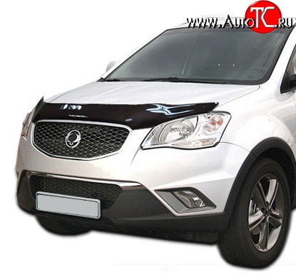 2 879 р. Дефлектор капота NovLine SSANGYONG Actyon дорестайлинг (2010-2013)  с доставкой в г. Майкоп